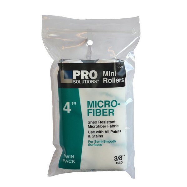 Pro Solutions 4 in. Mfibr Mini Rl 3/8 in. 2P 43438